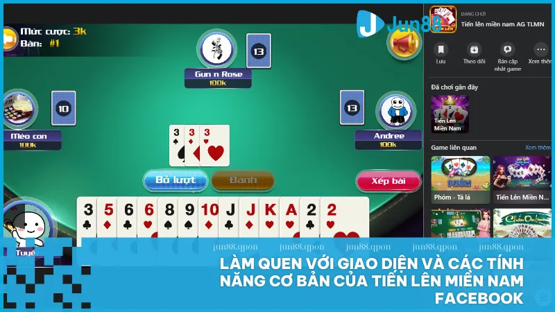 Tiến Lên Miền Nam Facebook và hành trình "so bài" từ mạng xã hội 3 Từ giao diện bàn chơi đến hệ thống xếp hạng và cửa hàng mọi thứ đều được bố trí trực quan và dễ làm quen