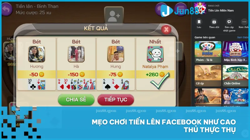 Tiến Lên Miền Nam Facebook và hành trình "so bài" từ mạng xã hội 5 Những mẹo nhỏ như quan sát đối thủ quản lý chip hay tạo combo thông minh sẽ giúp bạn nâng cao kỹ năng và tăng cơ hội chiến thắng