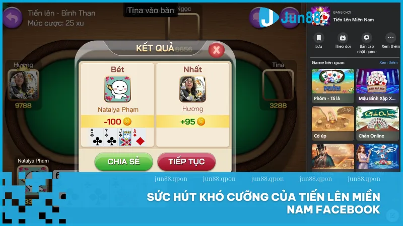 Tiến Lên Miền Nam Facebook và hành trình "so bài" từ mạng xã hội 2 Tiến Lên Miền Nam Facebook mang đến một trải nghiệm giải trí vừa quen thuộc vừa mới mẻ với hàng loạt tiện ích và cộng đồng người chơi đông đảo
